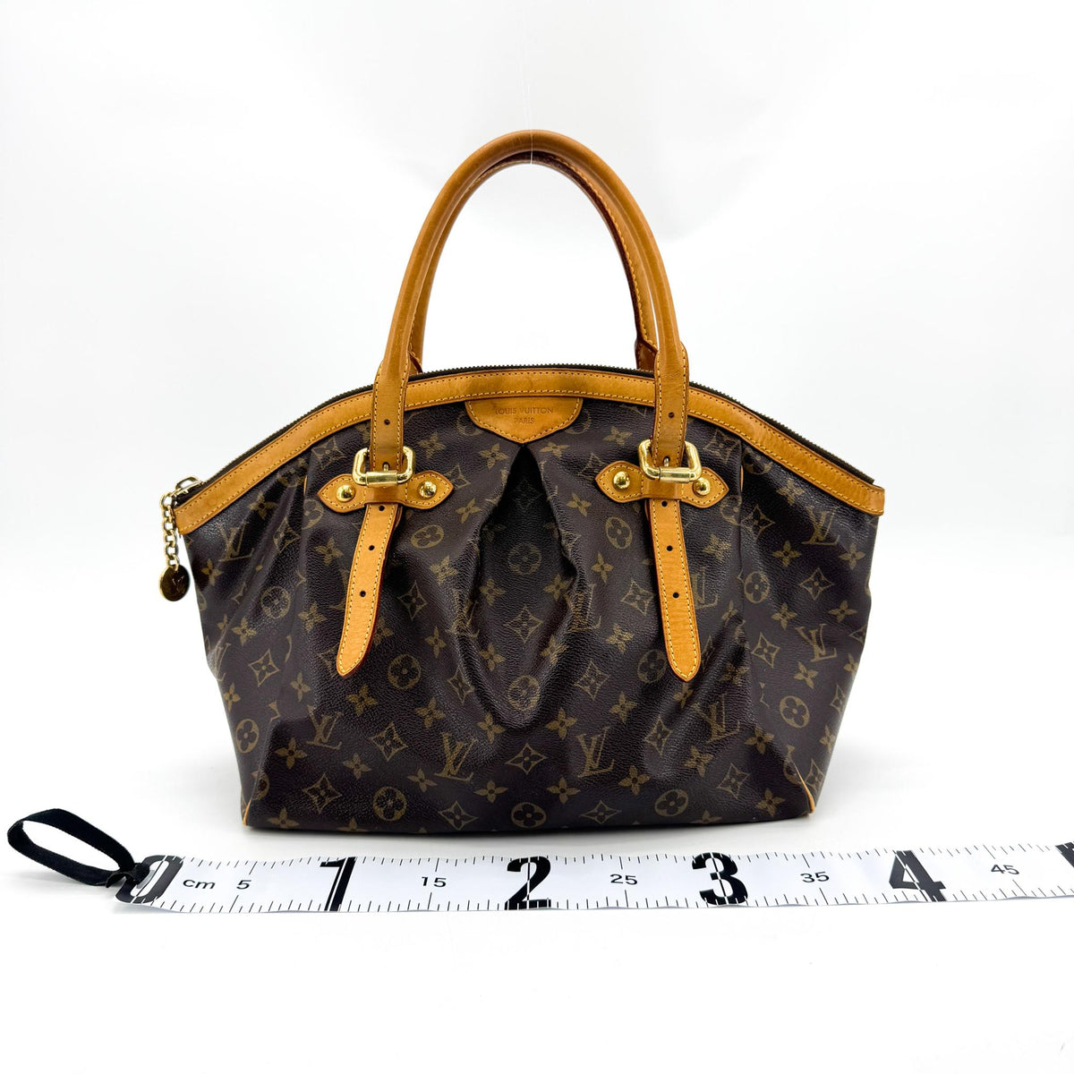 Louis Vuitton Tivoli Monogram Canvas, Brown, Canvas, Handbag