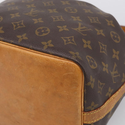 Louis Vuitton Petit Noe Monogram Canvas, Brown, Canvas, Handbag