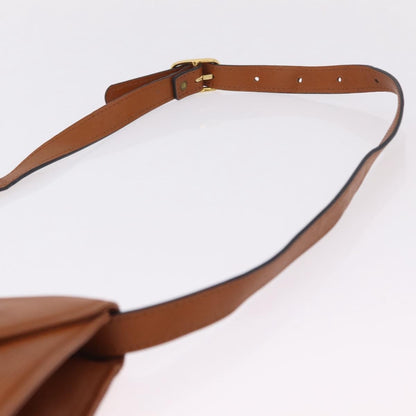 Saint Laurent Vintage Shoulder bag leather, Brown, Leather, Shoulder Bag