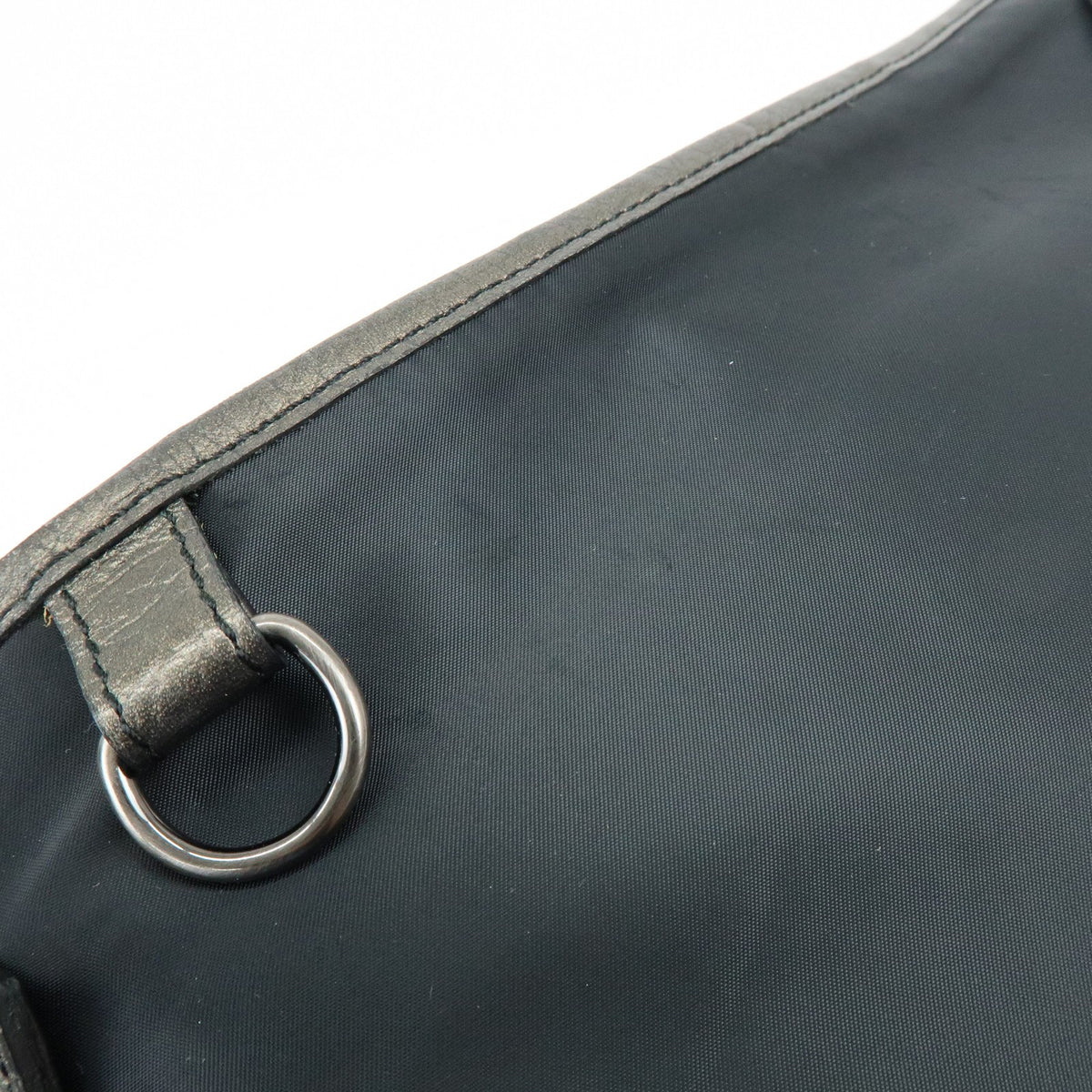 Burberry Shoulder Bag Leather, Black, Nylon, Shoulder Bag