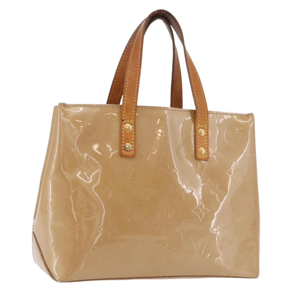 Louis Vuitton Reade Monogram Vernis, Brown, Patent Leather, Handbag