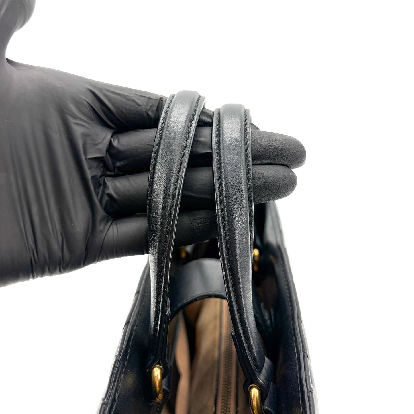 Gucci GG Marmont Tote Matelasse Leather, Black, Leather, Tote Bag