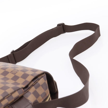Louis Vuitton Naviglio Damier, Brown, Canvas, Shoulder Bag
