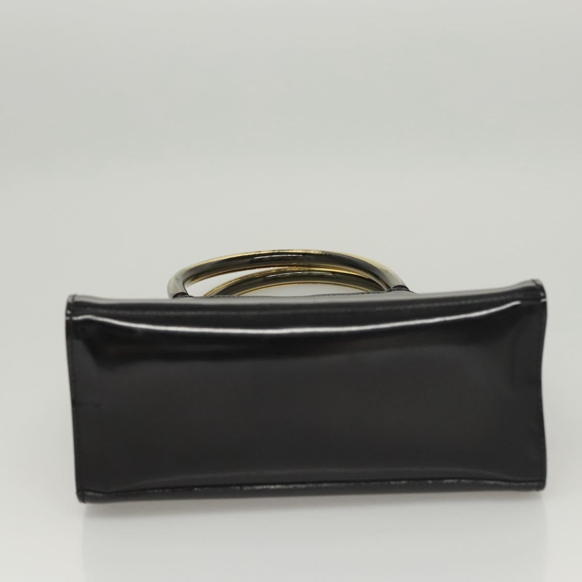 Salvatore Ferragamo Vintage Patent leather, Black, Patent Leather, Handbag
