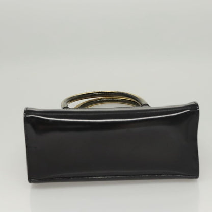 Salvatore Ferragamo Vintage Patent leather, Black, Patent Leather, Handbag