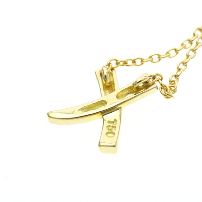 Tiffany & Co. Paloma Picasso Graffiti X Pendant 18K Yellow Gold, Gold, Yellow Gold, Necklace