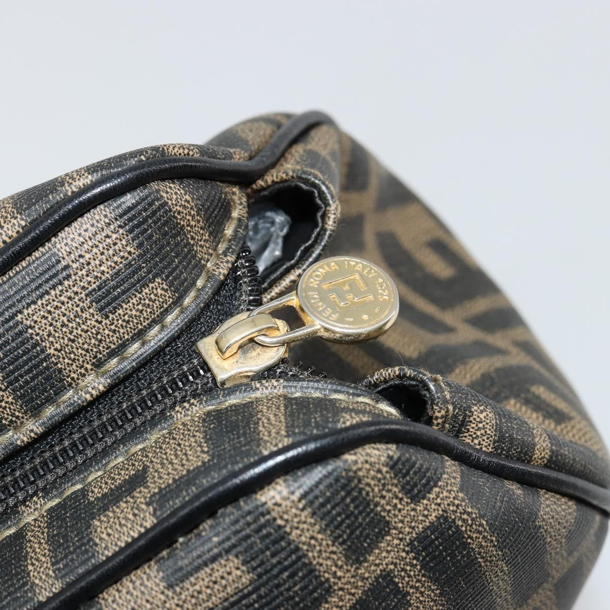 Fendi Vintage Zucca Canvas, Brown, Canvas, Tote Bag