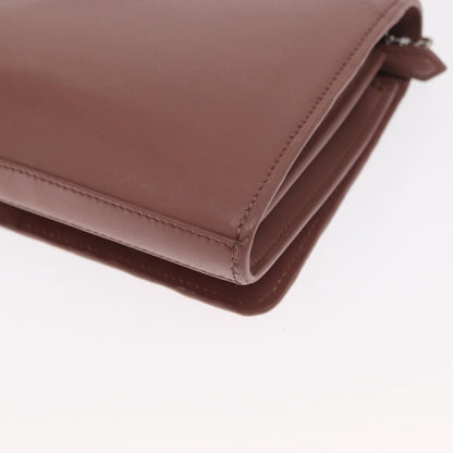 Fendi F is Fendi Wallet on Chain Leather, Pink, Leather, Shoulder Bag