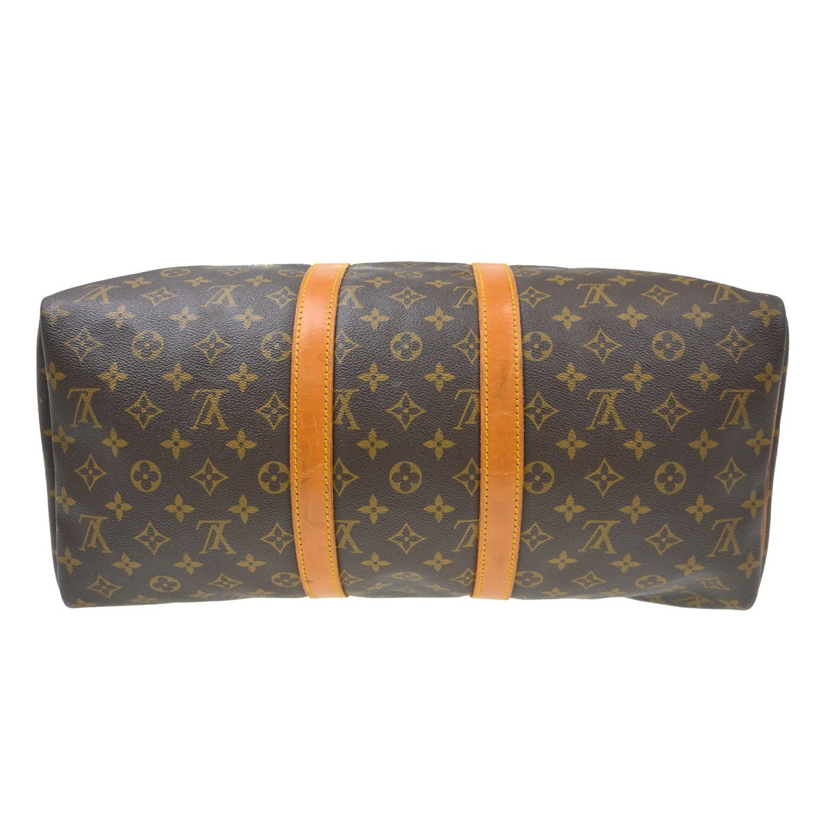 Louis Vuitton Keepall Monogram Canvas, Brown, Canvas, Travel Bag