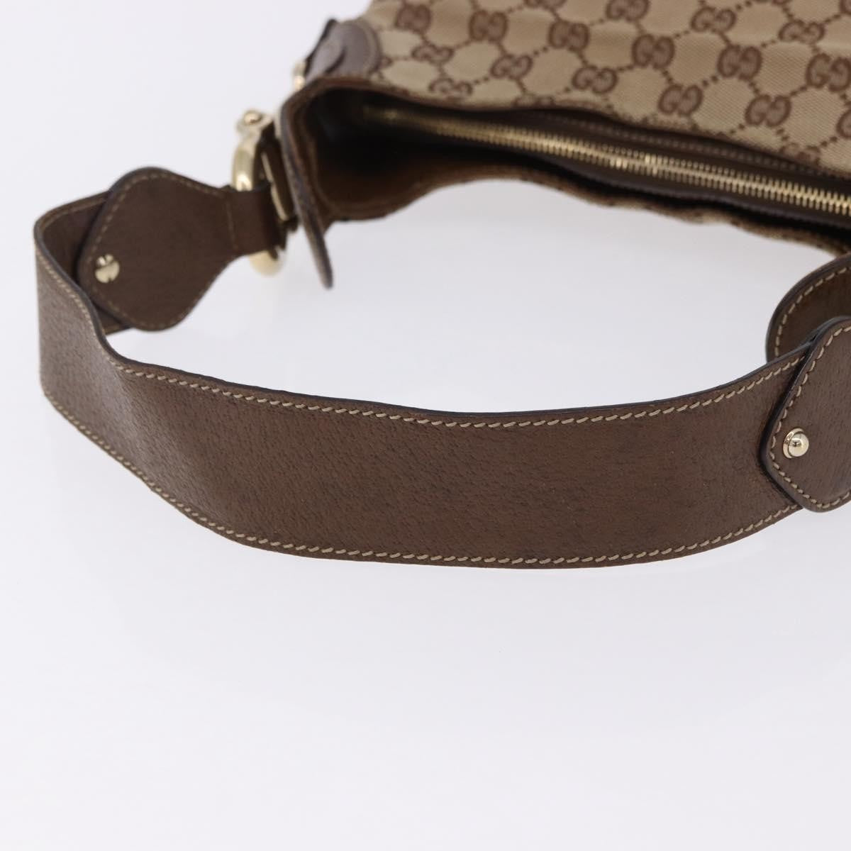 Gucci Horsebit Hobo GG Canvas, Beige, Canvas, Handbag