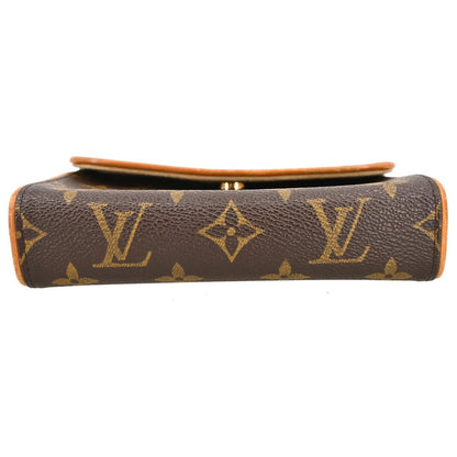 Louis Vuitton Florentine Monogram, Brown, Canvas, Clutch