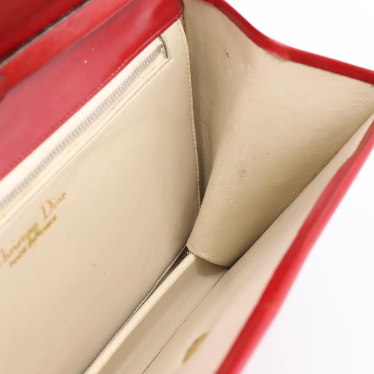 Christian Dior Handbag Leather, Red, Leather, Handbag