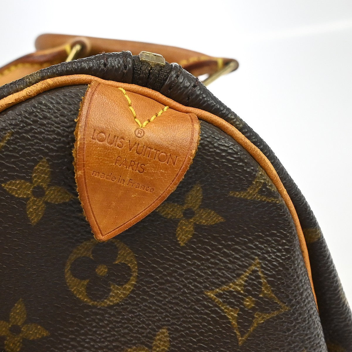 Louis Vuitton Speedy Monogram, Brown, Canvas, Handbag