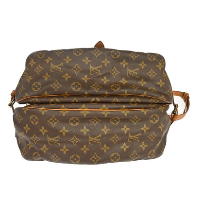 Louis Vuitton Saumur Monogram, Brown, Canvas, Shoulder Bag