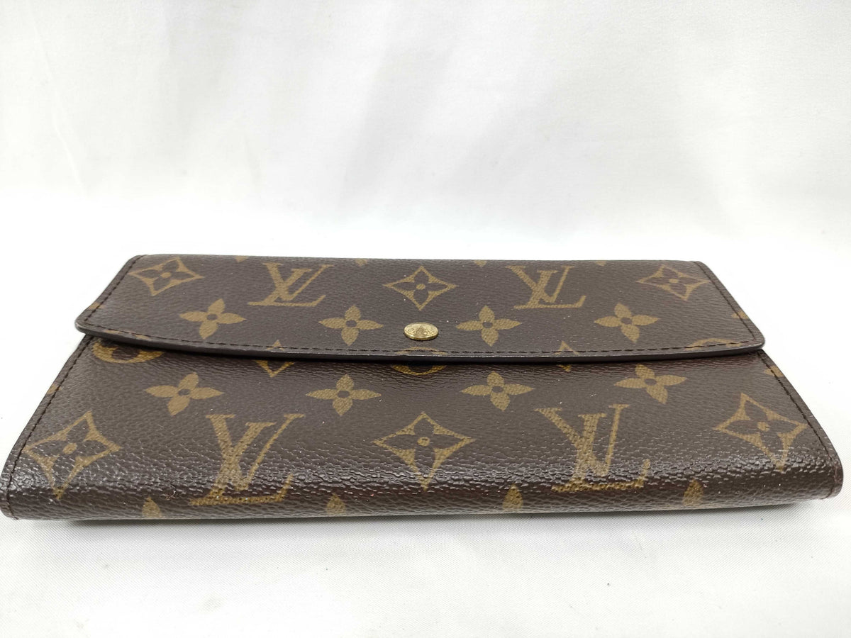 Louis Vuitton Sarah Monogram Canvas, Brown, Canvas, Wallet