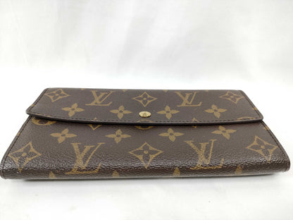 Louis Vuitton Sarah Monogram Canvas, Brown, Canvas, Wallet