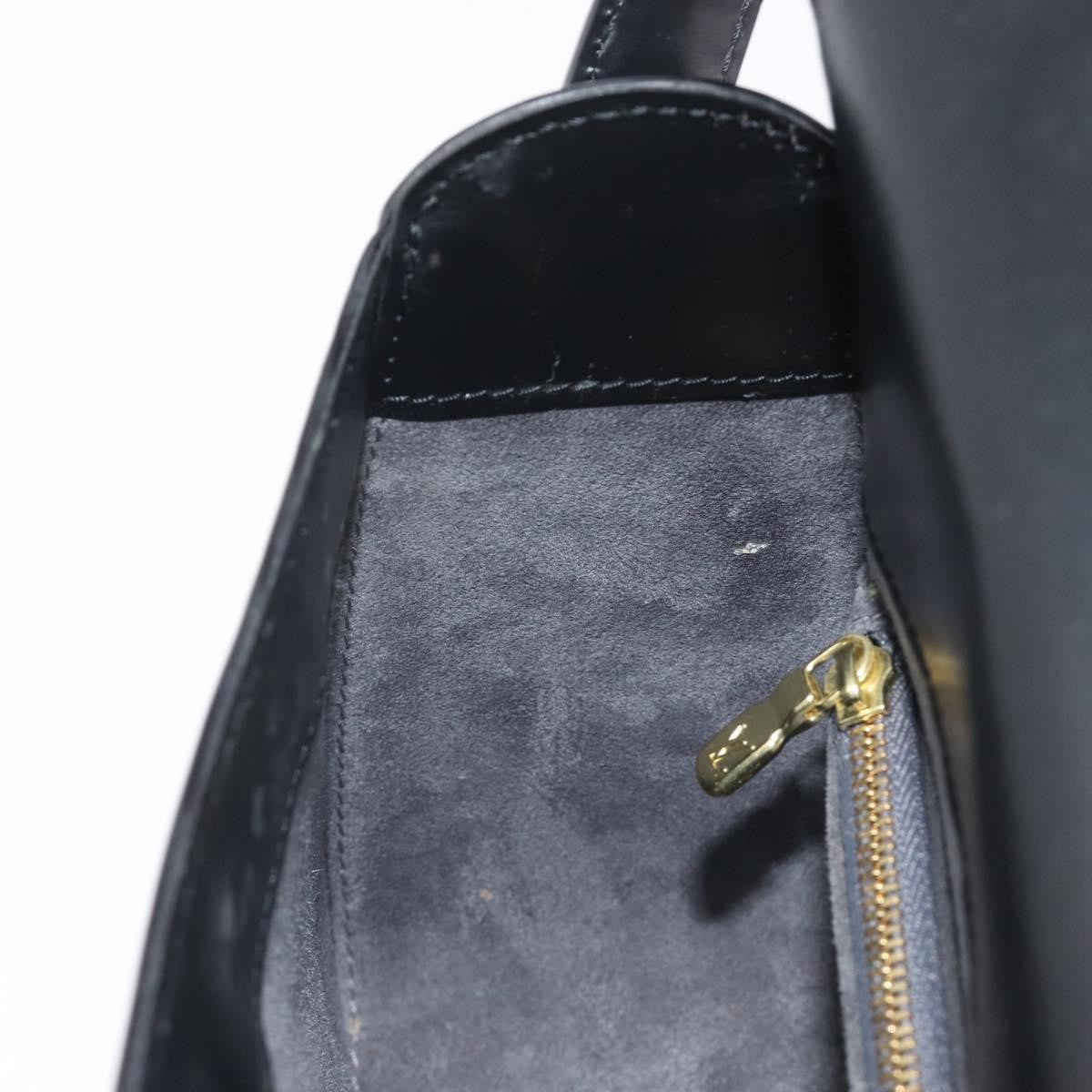 Louis Vuitton Buci Epi Leather, Black, Leather, Handbag