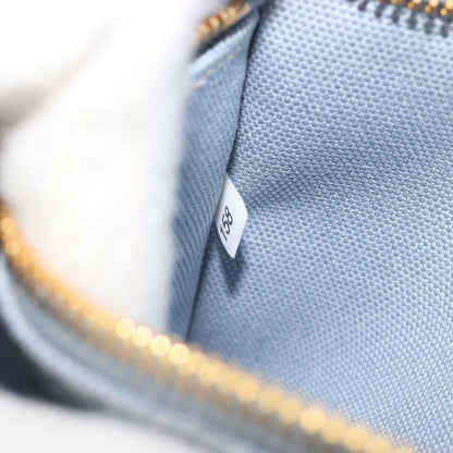 Prada Canapa Canvas, Blue, Canvas, Tote Bag
