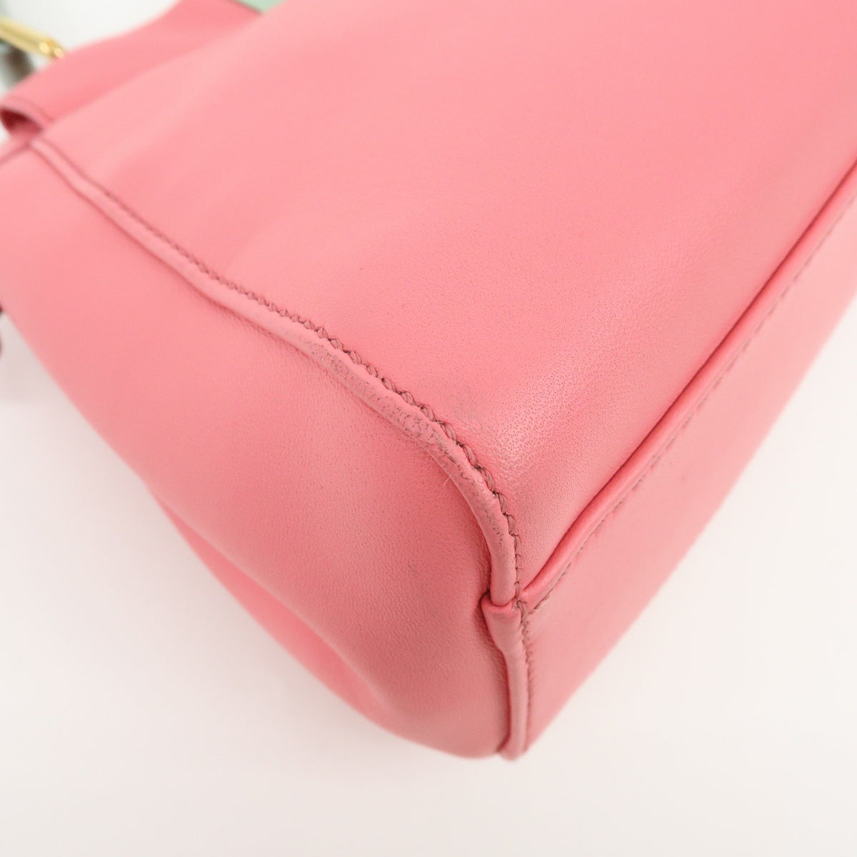 Fendi Peekaboo Leather, Pink, Leather, Handbag