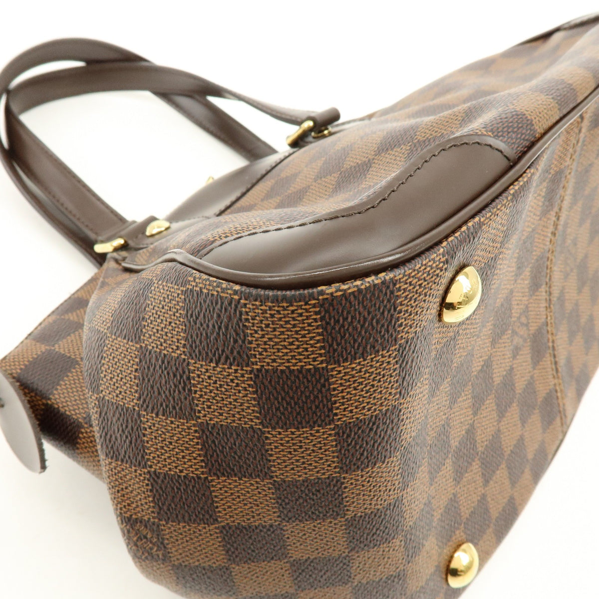 Louis Vuitton Verona Damier, Brown, Canvas, Handbag