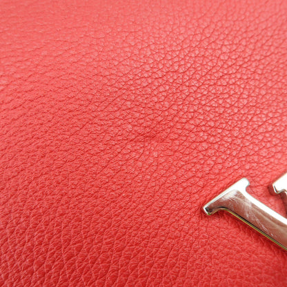 Louis Vuitton Lockme II Leather, Red, Leather, Shoulder Bag