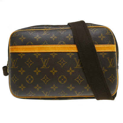 Louis Vuitton Reporter Monogram, Brown, Canvas, Shoulder Bag