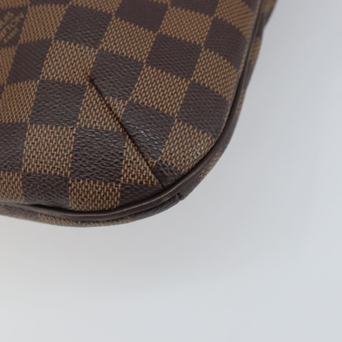 Louis Vuitton Bloomsbury Damier, Brown, Canvas, Handbag