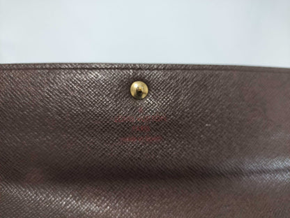 Louis Vuitton Vintage Sarah Monogram Canvas, Brown, Canvas, Wallet