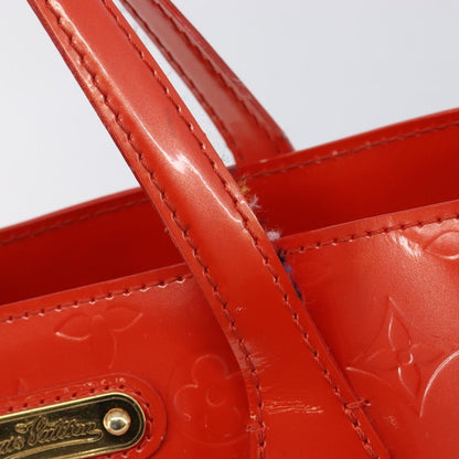 Louis Vuitton Wilshire Monogram Vernis, Orange, Patent Leather, Handbag