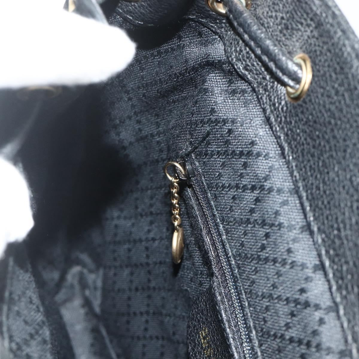 Gucci Gucci bamboo daim, Black, Suede, Backpack