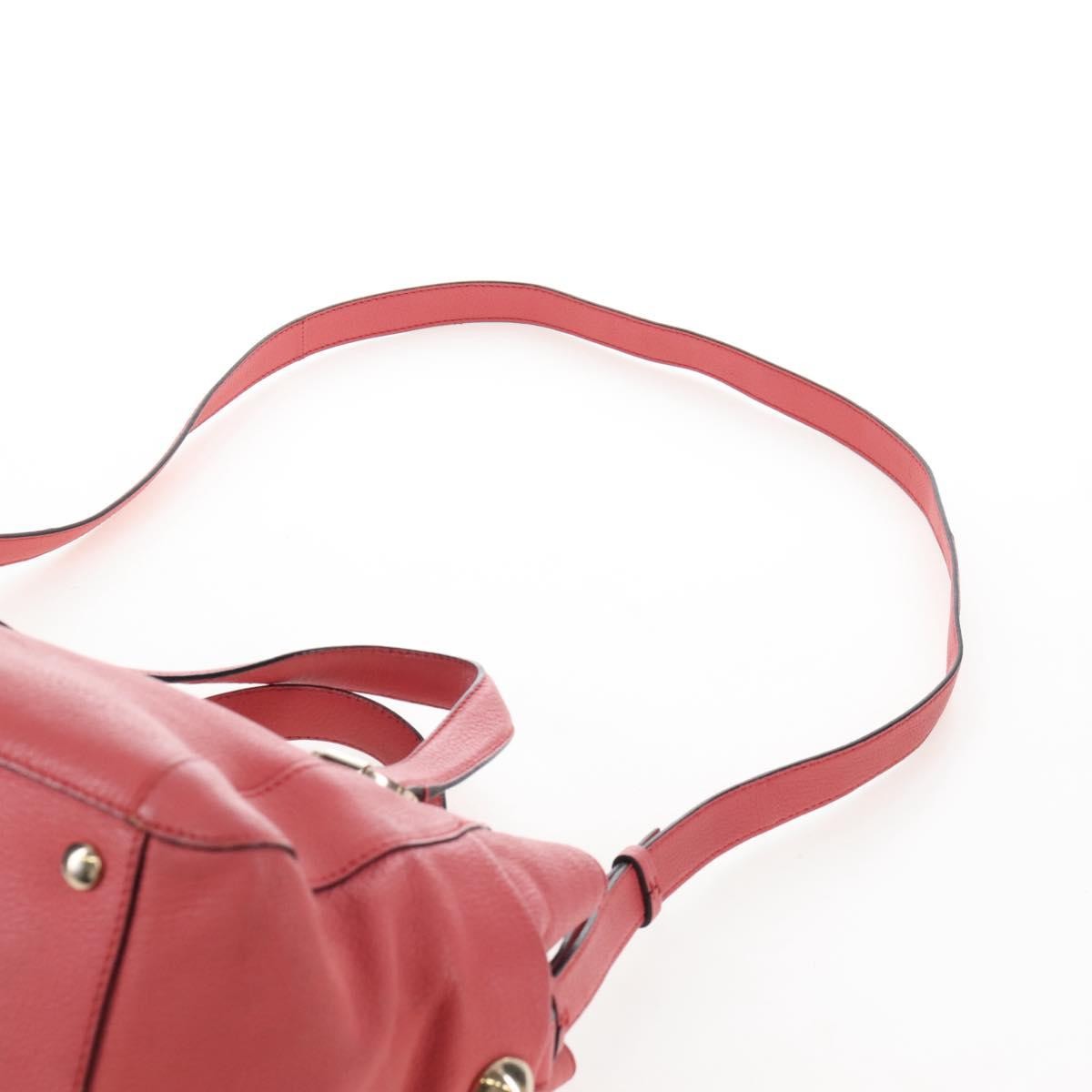 Chloe Bridget Convertible Satchel Leather, Pink, Leather, Handbag