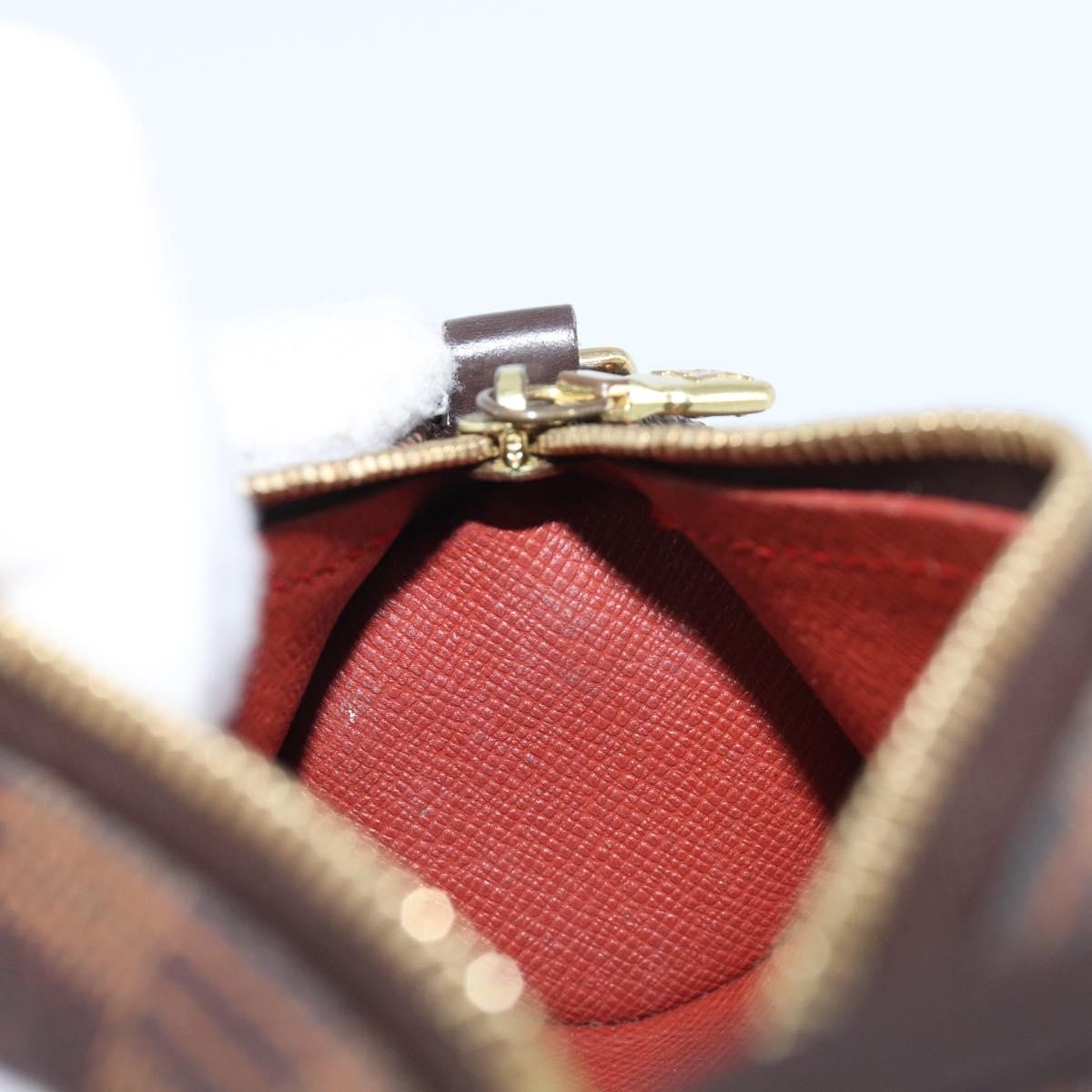 Louis Vuitton Papillon Pochette Damier, Brown, Canvas, Clutch