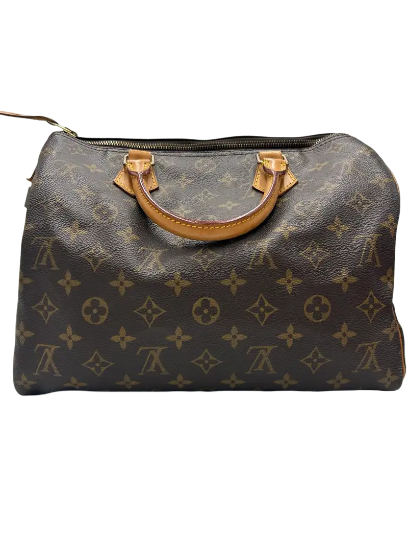 Louis Vuitton Speedy Monogram Canvas, Brown, Canvas, Handbag