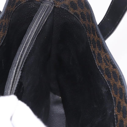 Celine C Macadam Tote PVC leather/ Macadam canvas, Black, Canvas, Shoulder Bag