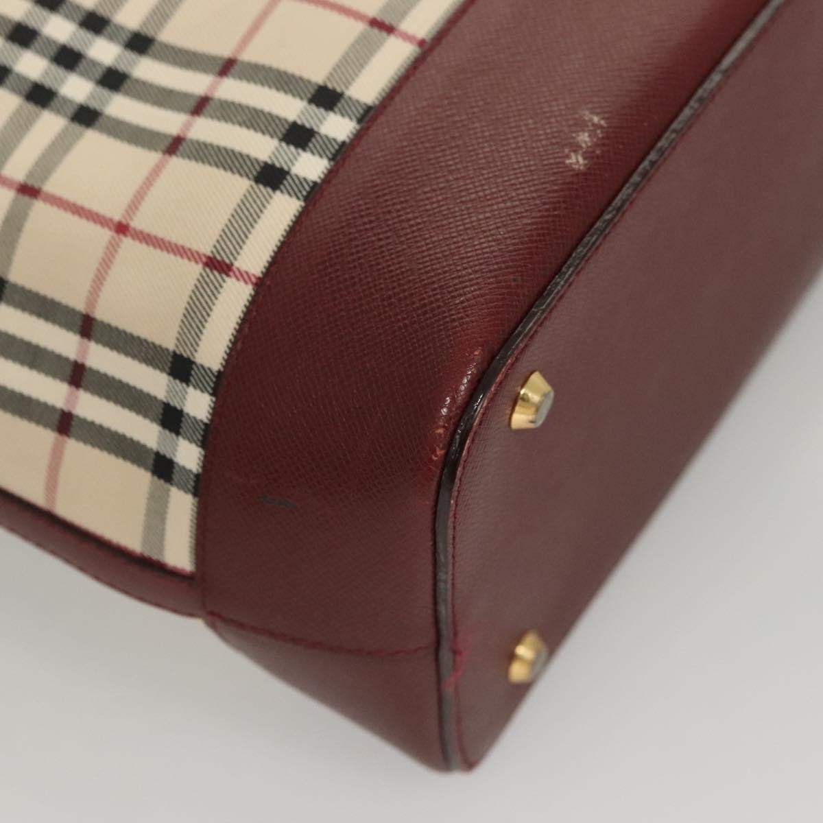 Burberry Nova Check Nova Check Canvas and leather, Beige, Canvas, Handbag