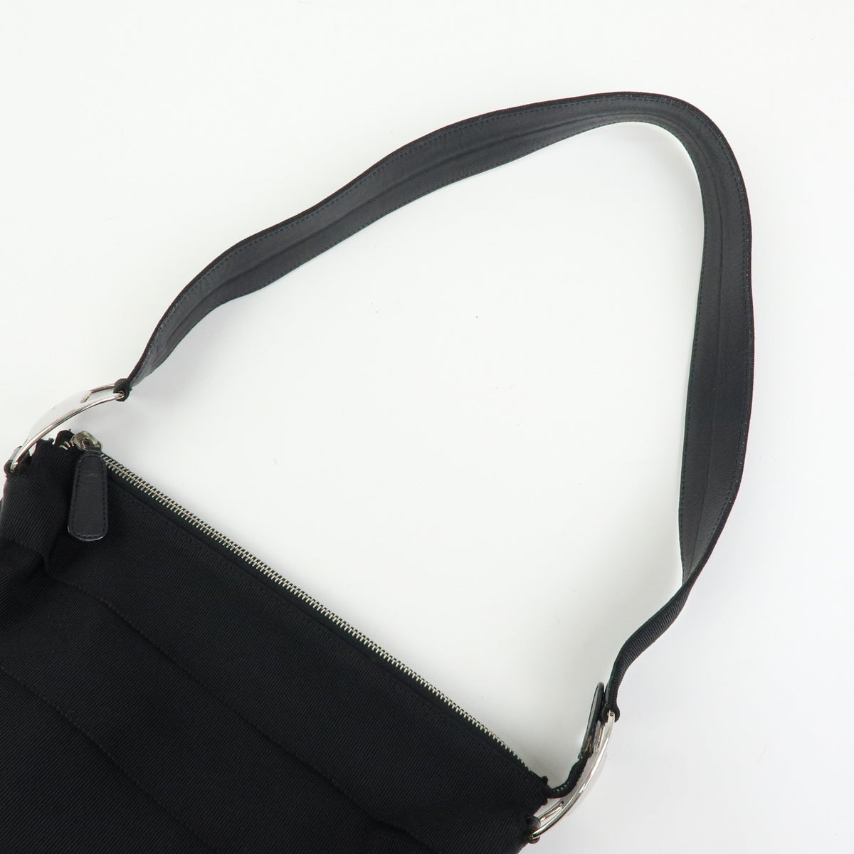 Salvatore Ferragamo Vara Leather, Black, Canvas, Tote Bag