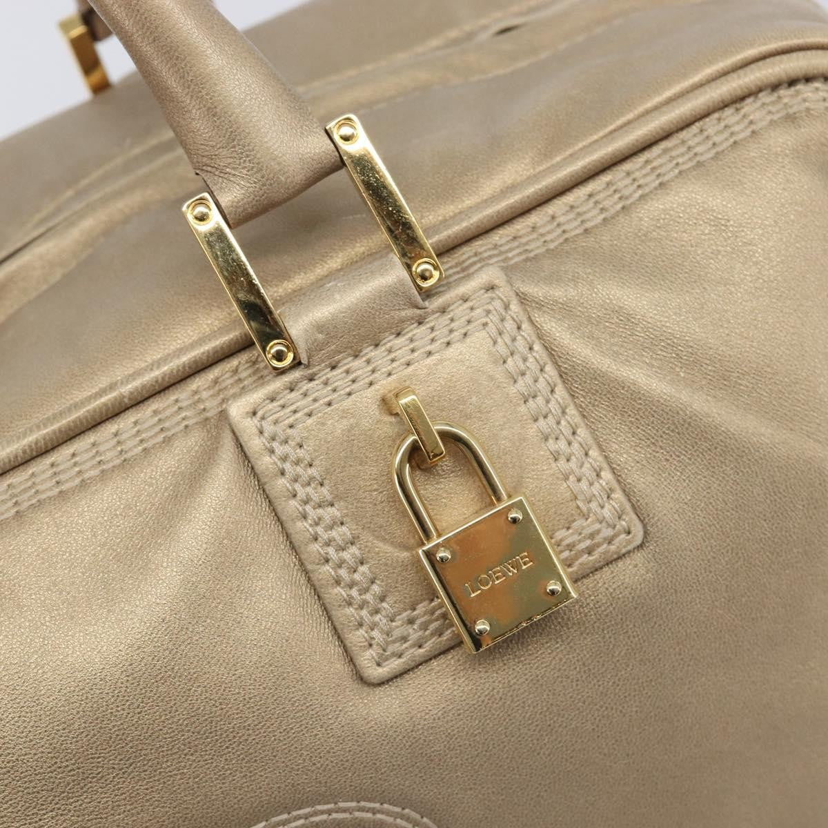 Loewe Amazona Leather, Gold, Leather, Handbag