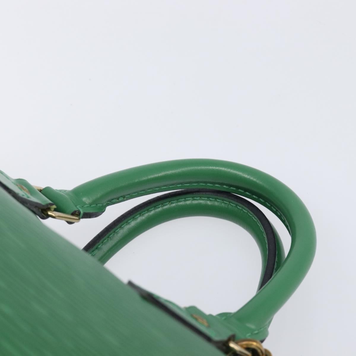 Louis Vuitton Speedy Epi Leather, Green, Leather, Handbag