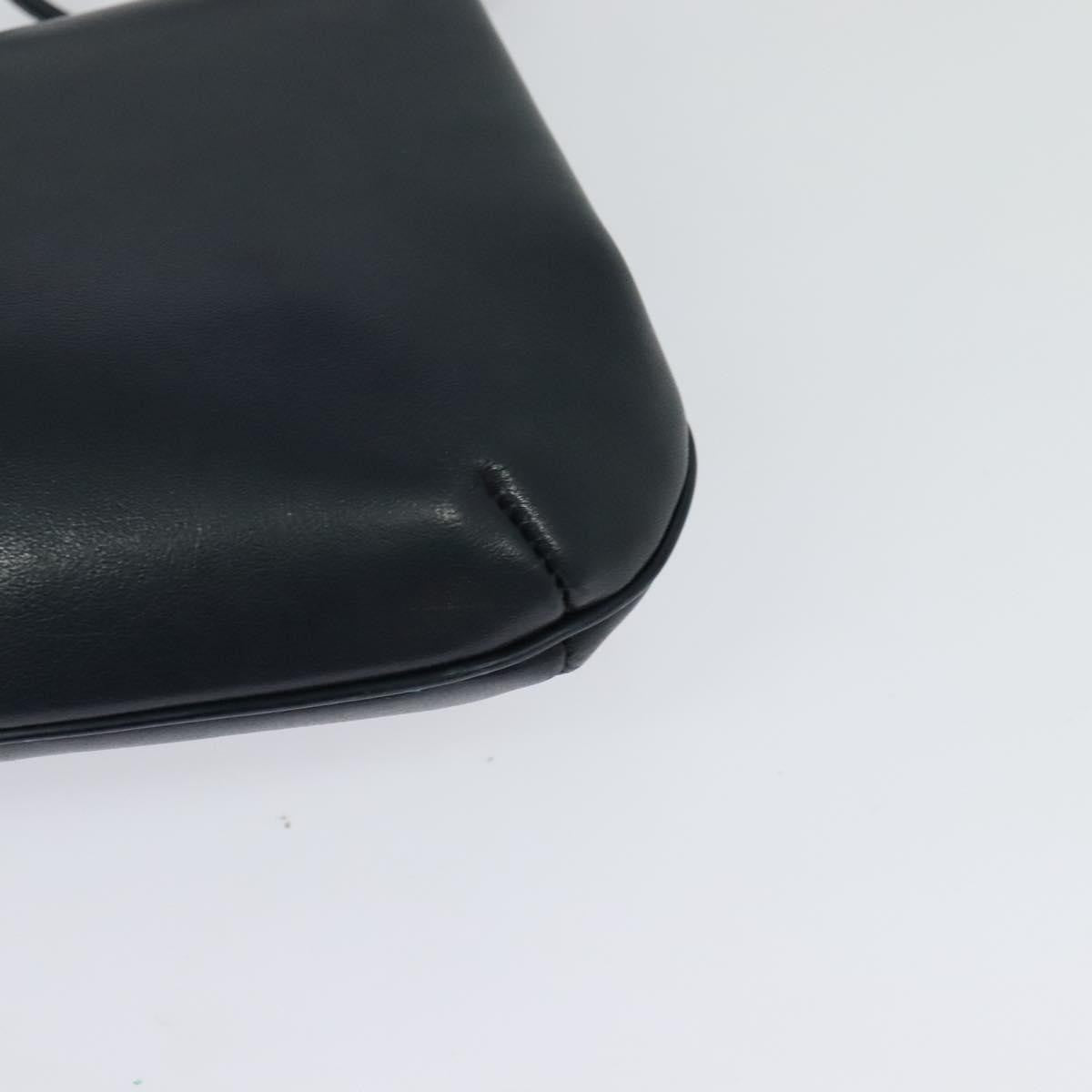 Givenchy Vintage 4G Leather, Navy, Leather, Shoulder Bag