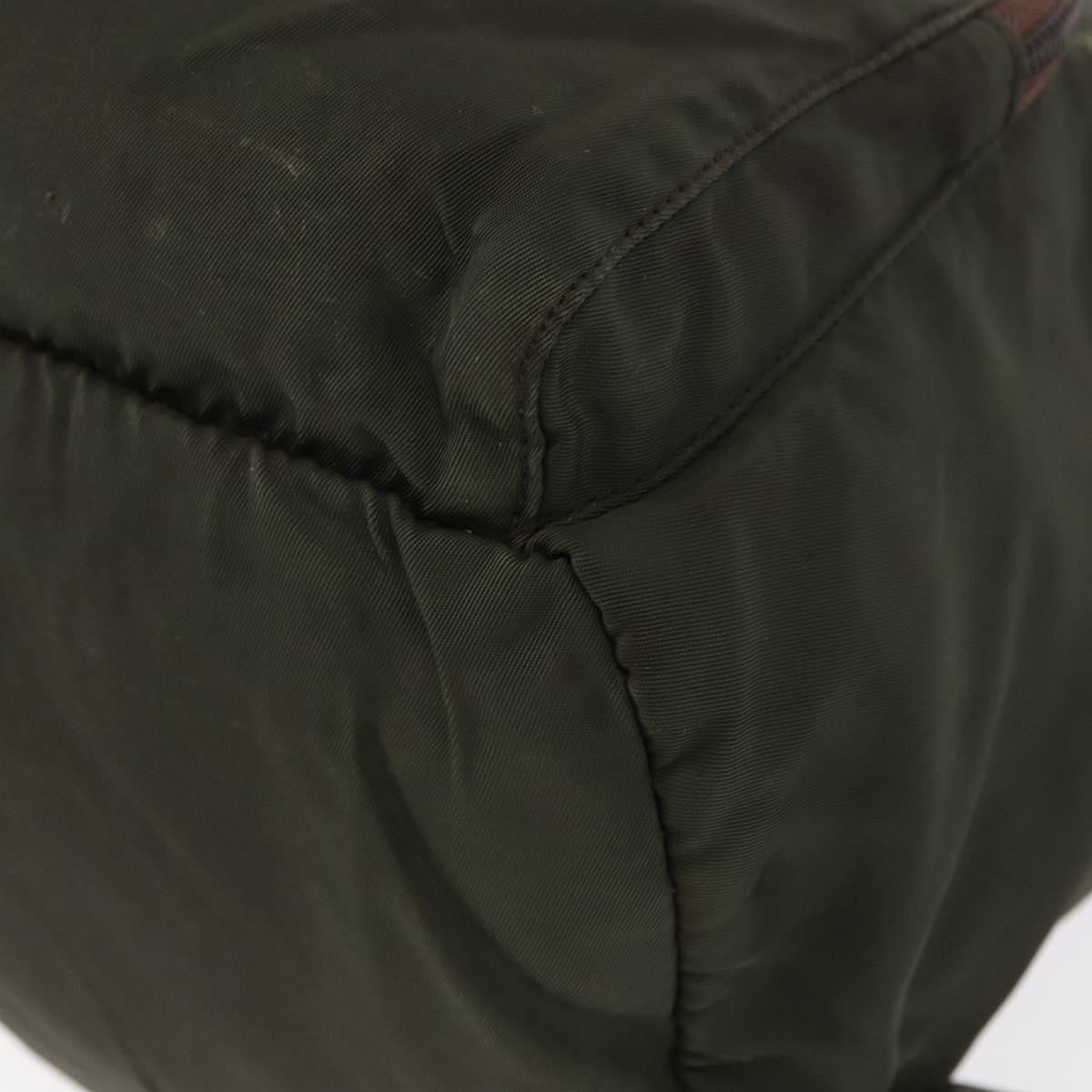 Prada Front Pocket Tessuto, Khaki, Nylon, Backpack