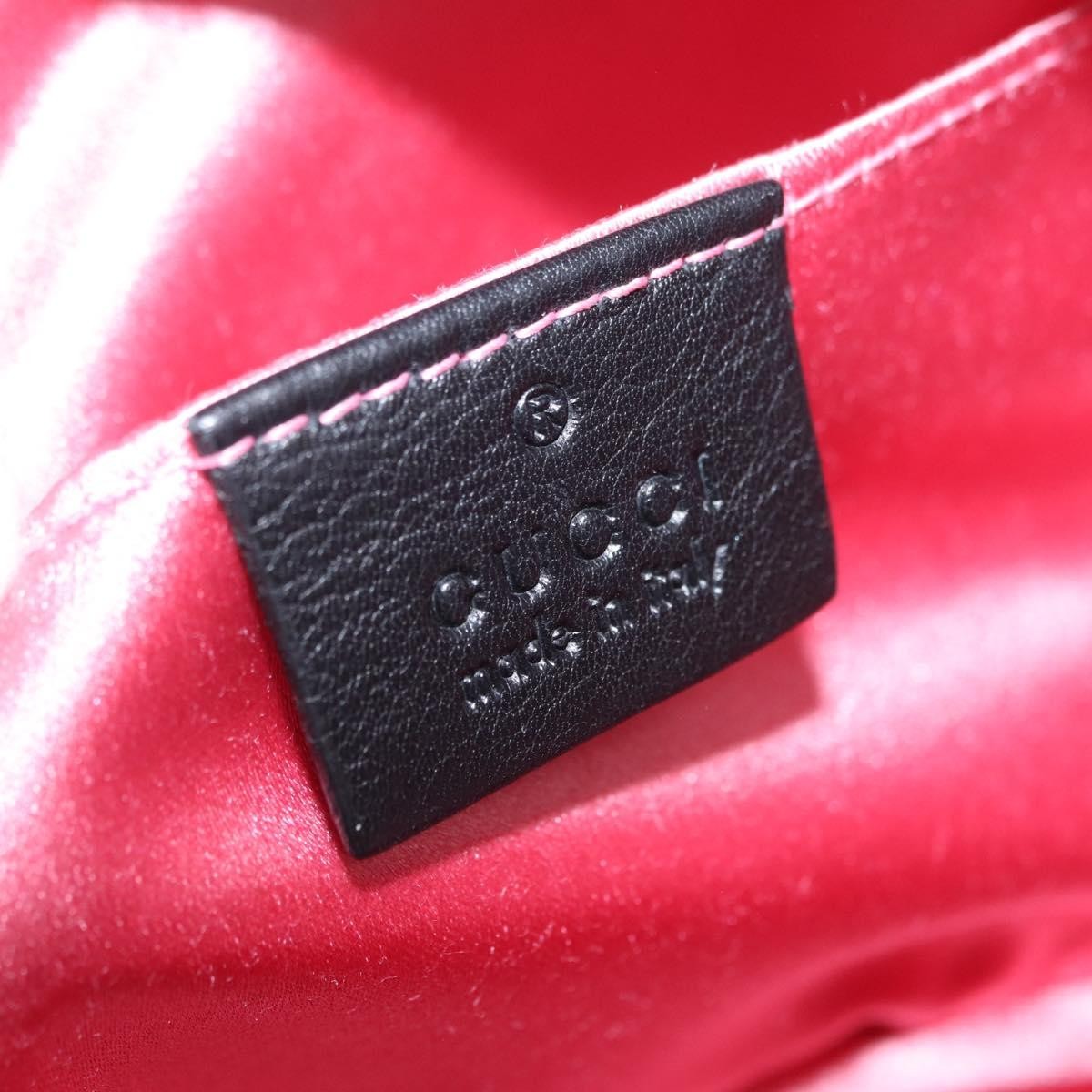 Gucci GG Marmont Crystal Embellished Matelasse Velvet, Black, Velvet, Shoulder Bag