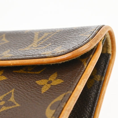 Louis Vuitton Florentine Waist Monogram Canvas, Brown, Canvas, Clutch