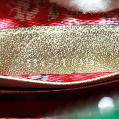 Gucci Trapuntata Camera Quilted Laminated Leather, Red, Leather, Shoulder Bag