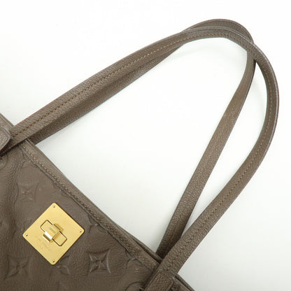 Louis Vuitton Citadine Monogram Empreinte Leather, Brown, Leather, Handbag