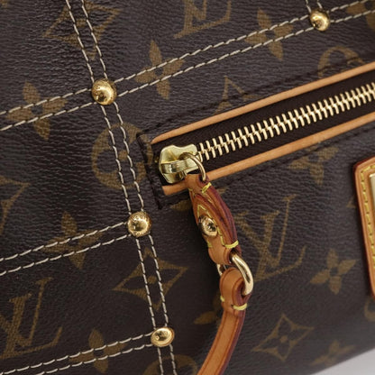 Louis Vuitton Riveting Monogram Canvas, Brown, Canvas, Shoulder Bag