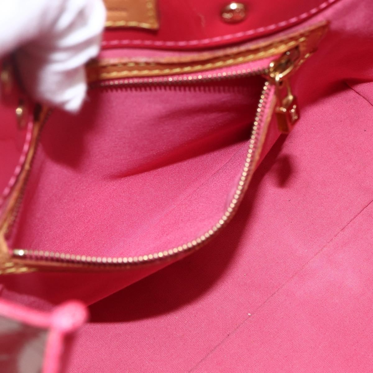 Louis Vuitton Reade Monogram Vernis, Pink, Patent Leather, Handbag
