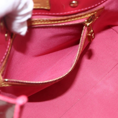 Louis Vuitton Reade Monogram Vernis, Pink, Patent Leather, Handbag