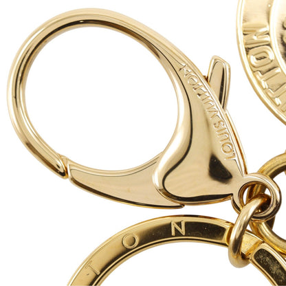 Louis Vuitton Trunks & Bags Charm and Key Holder Leather and Metal, Gold, Metal, Charm