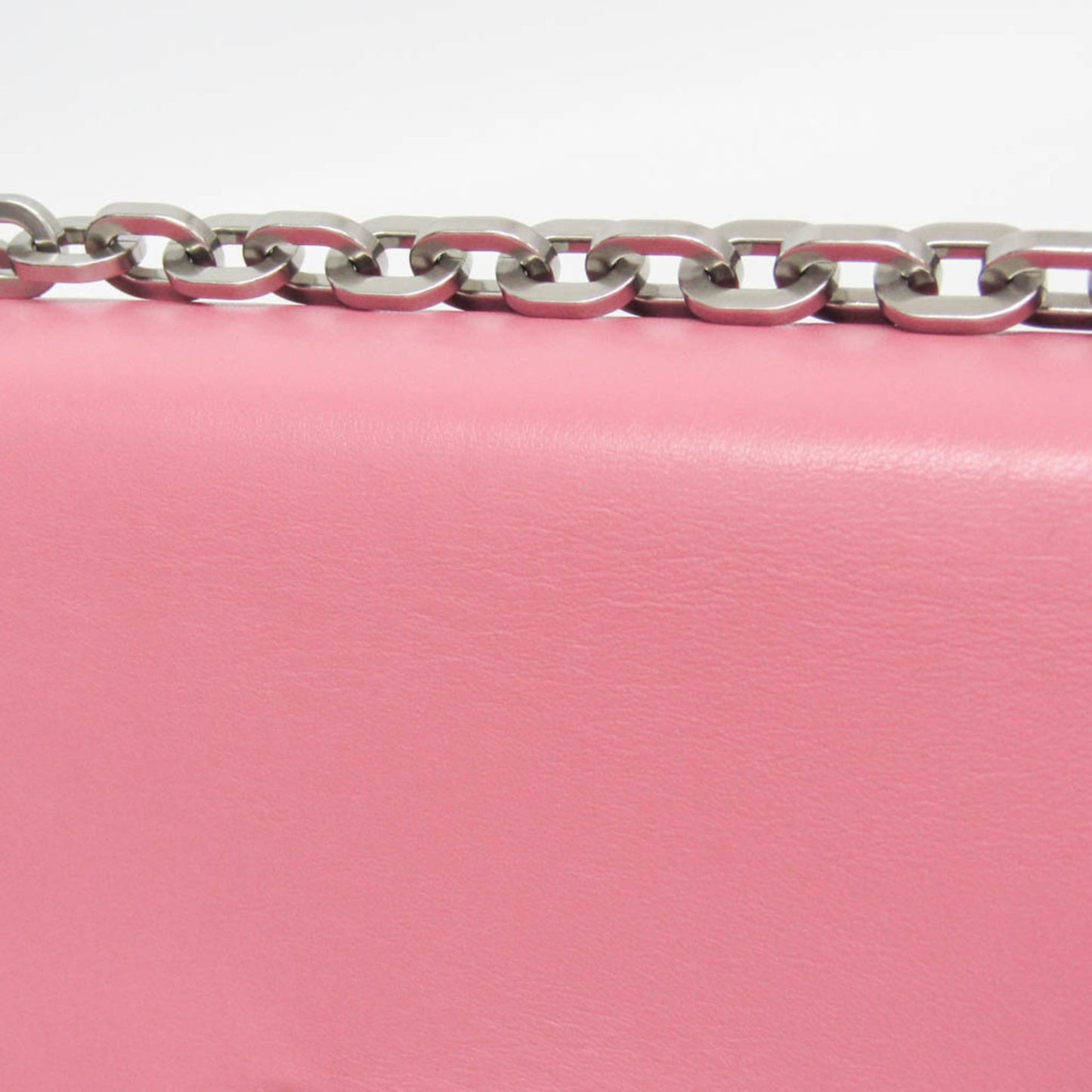 Prada Lux Chain Lock Flap Saffiano Leather, Pink, Leather, Shoulder Bag