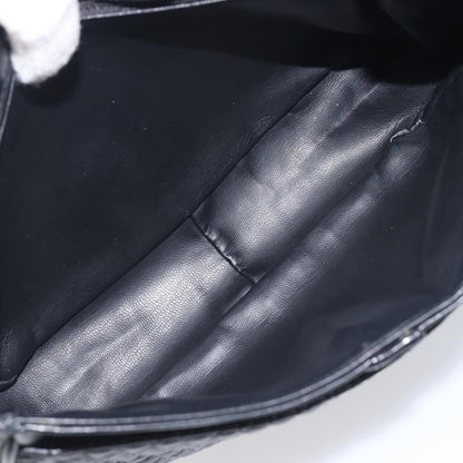 Bally Vintage Quilted Leather, Black, Leather, Shoulder Bag